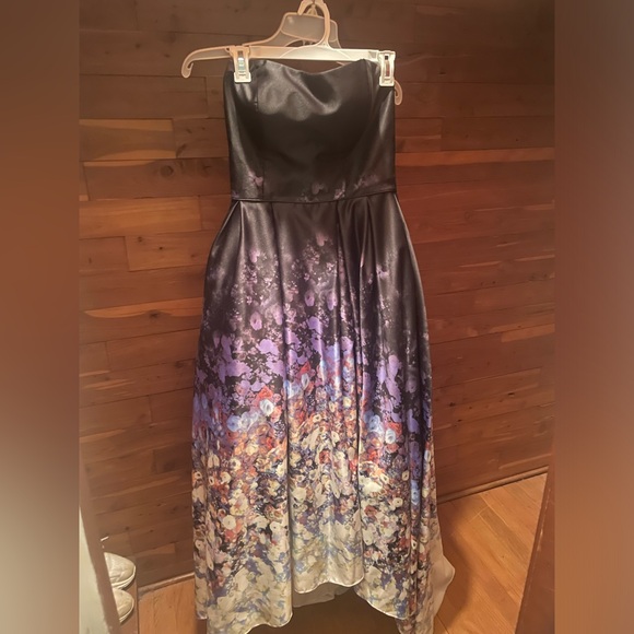 Dresses & Skirts - Size 10, Betsy Adam strapless dress with zipper and clasp on the back worn once